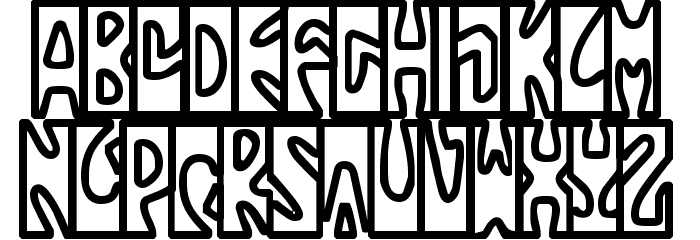 NothingInbetween Font LOWERCASE