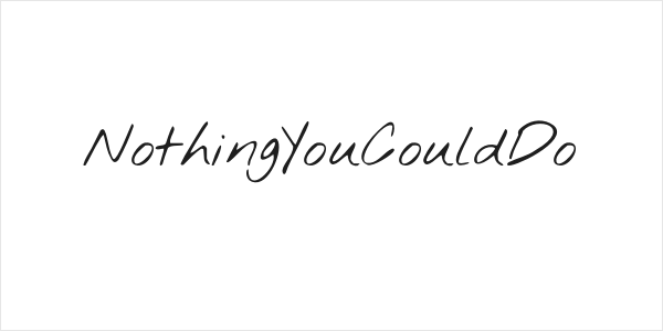 NothingYouCouldDo Logo