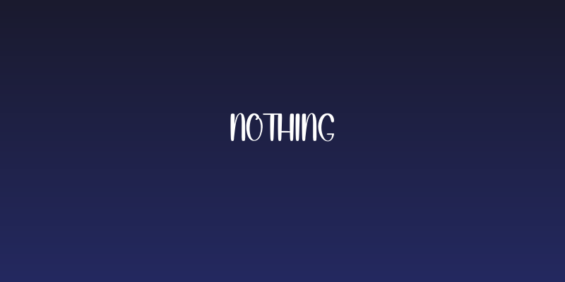 Nothing Social Header