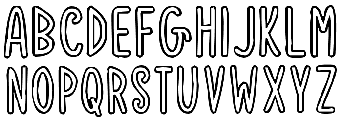 Notice Things Font LOWERCASE