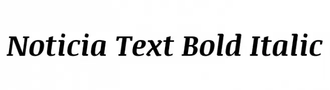 Noticia Text Bold Italic  Descarca Fonturi Gratis