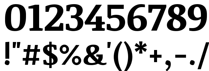 Noticia Text Bold Font OTHER CHARS