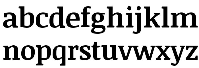 Noticia Text Bold Font LOWERCASE