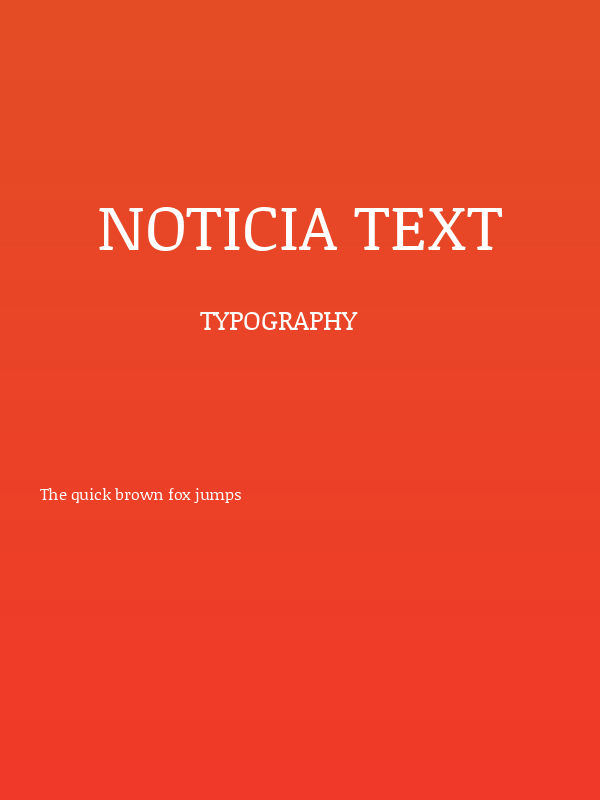 Noticia Text Poster