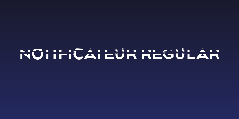 Notificateur Regular Social Header