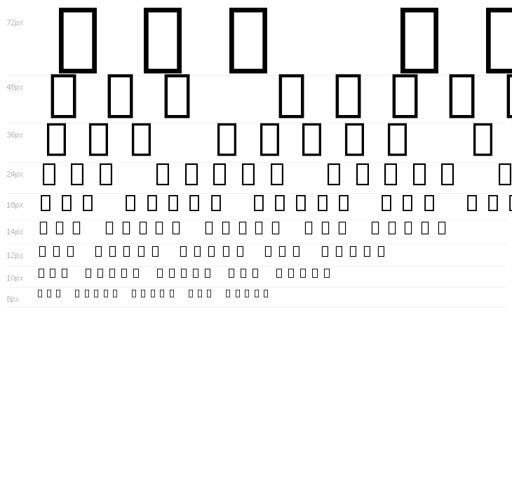 Noto Emoji Waterfall