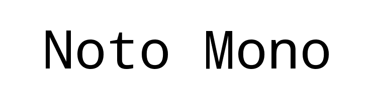 Noto Mono Font