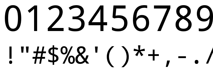 Noto Mono Font OTHER CHARS