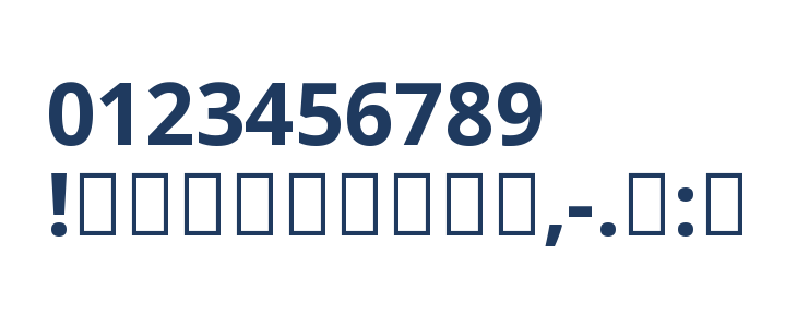 Noto Sans Arabic Bold Other Characters