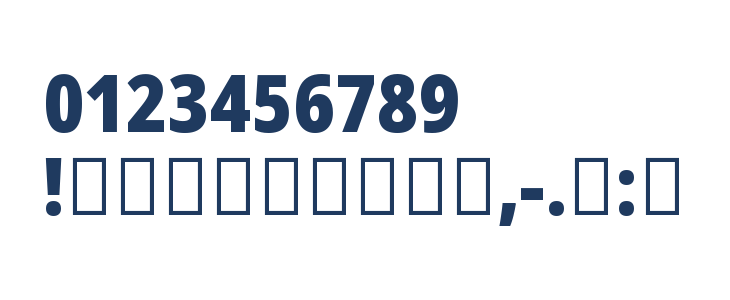 Noto Sans Arabic Condensed Black Other Characters