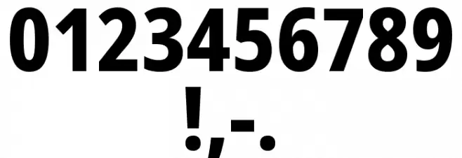 Noto Sans Arabic Condensed ExtraBold Font OTHER CHARS