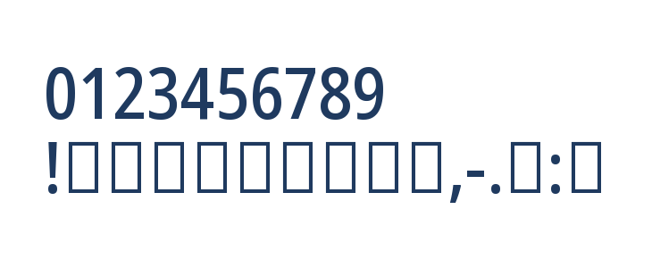 Noto Sans Arabic Condensed Medium Other Characters