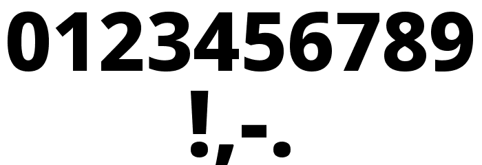 Noto Sans Arabic ExtraBold Font OTHER CHARS