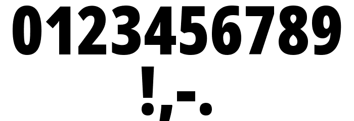 Noto Sans Arabic ExtraCondensed Black Font OTHER CHARS