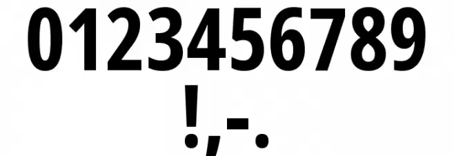 Noto Sans Arabic ExtraCondensed Bold Font OTHER CHARS