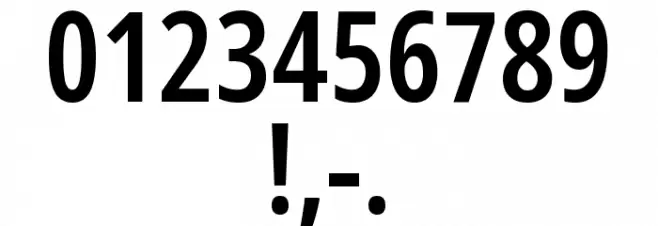 Noto Sans Arabic ExtraCondensed SemiBold Font OTHER CHARS