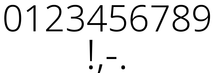 Noto Sans Arabic Light Font OTHER CHARS