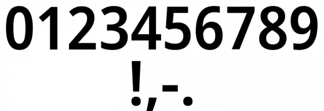 Noto Sans Arabic SemiCondensed SemiBold Font OTHER CHARS