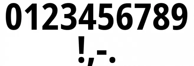 Noto Sans Arabic UI Condensed Bold Font OTHER CHARS