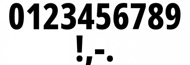 Noto Sans Arabic UI ExtraCondensed ExtraBold Font OTHER CHARS