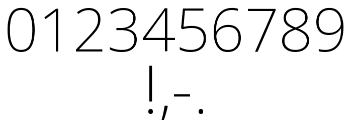 Noto Sans Arabic UI ExtraLight Font OTHER CHARS