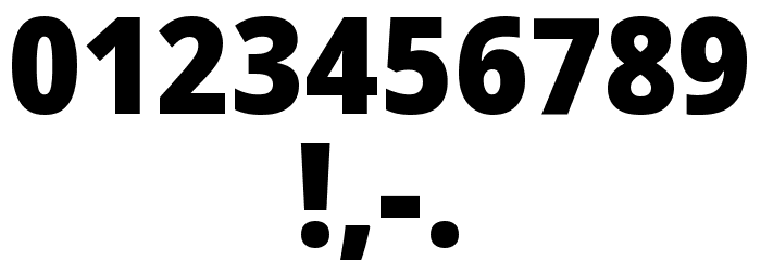 Noto Sans Arabic UI SemiCondensed Black Font OTHER CHARS