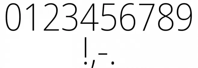 Noto Sans Arabic UI SemiCondensed ExtraLight Font OTHER CHARS