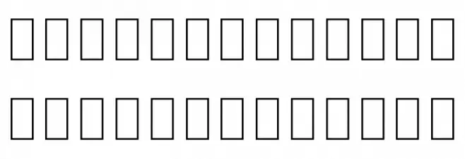 Noto Sans Arabic UI SemiCondensed ExtraLight Caratteri MAIUSCOLE