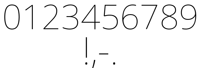Noto Sans Arabic UI Thin Font OTHER CHARS