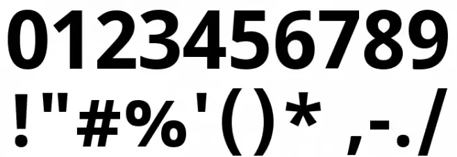 Noto Sans Bengali Bold Font OTHER CHARS