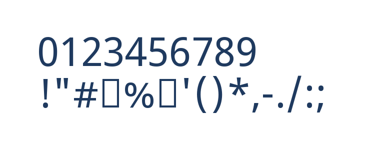 Noto Sans Bengali Regular Other Characters