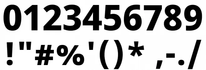Noto Sans Bengali UI ExtraBold Font OTHER CHARS