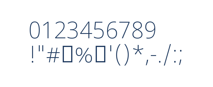 Noto Sans Bengali UI ExtraLight Other Characters