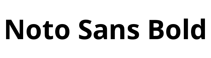 Noto Sans Bold  font caratteri gratis
