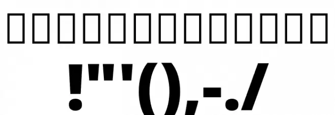 Noto Sans Cham Black Font OTHER CHARS