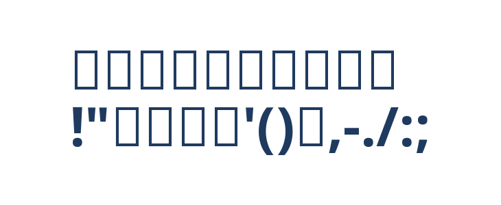 Noto Sans Cham Bold Other Characters