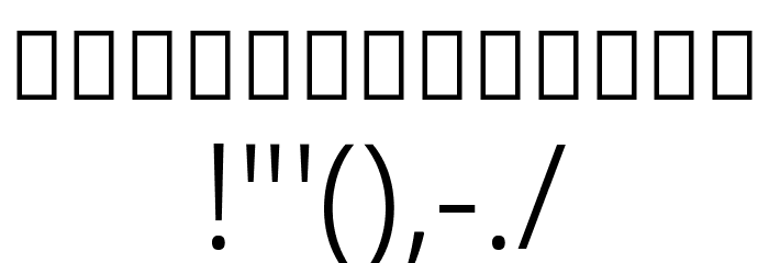 Noto Sans Cham Light Font OTHER CHARS