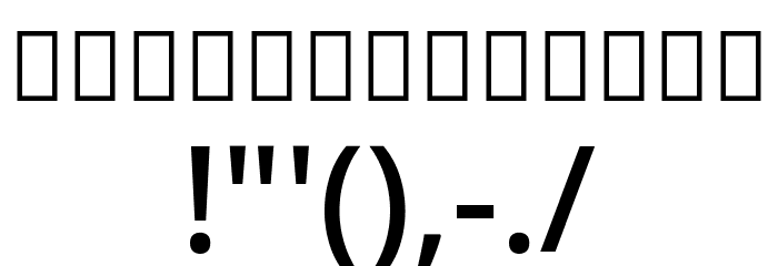 Noto Sans Cham Medium Font OTHER CHARS