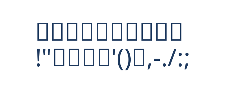 Noto Sans Cham Regular Other Characters