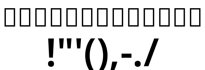 Noto Sans Cham SemiBold Font OTHER CHARS