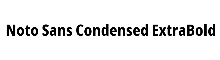 Sans condensed