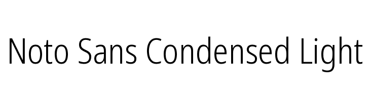 Noto Sans Condensed Light  नि: शुल्क फ़ॉन्ट्स डाउनलोड
