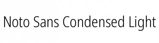 Noto Sans Condensed Light  Fuentes Gratis Descargar