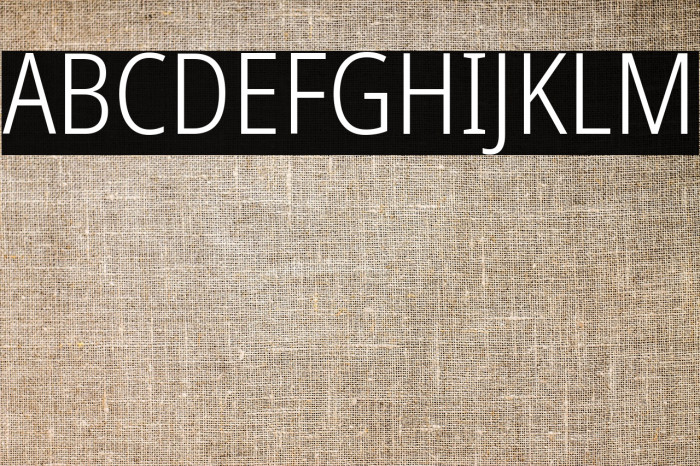 Noto Sans Condensed Light Example 1