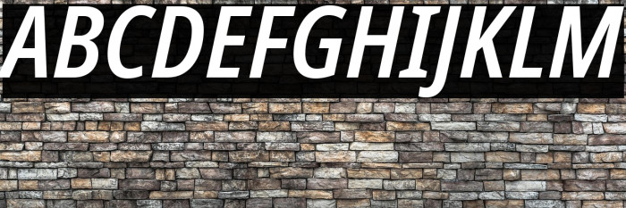 Noto Sans Condensed SemiBold Italic Example 3