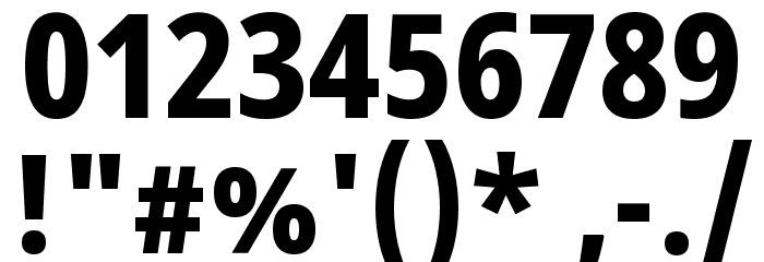 Noto Sans Devanagari Condensed ExtraBold Font OTHER CHARS