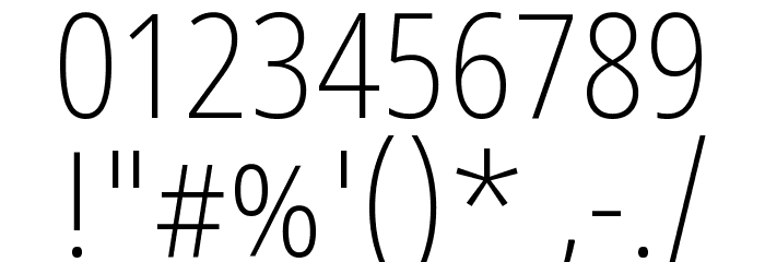 Noto Sans Devanagari Condensed ExtraLight Font OTHER CHARS