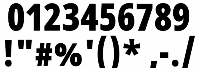 Noto Sans Devanagari ExtraCondensed Black Font OTHER CHARS