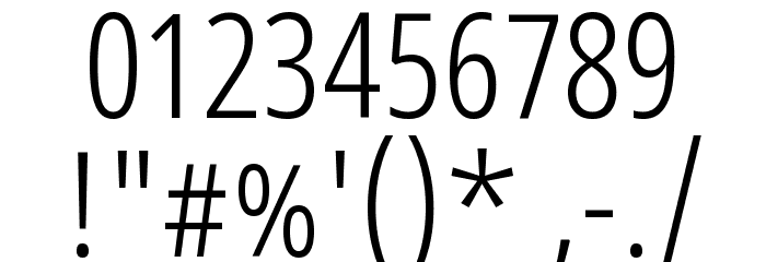 Noto Sans Devanagari ExtraCondensed Light Font OTHER CHARS