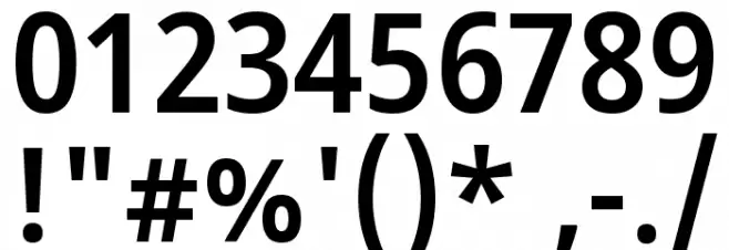 Noto Sans Devanagari SemiCondensed SemiBold Font OTHER CHARS